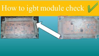 How to Vfd IGBT MODULE checkvfd troubleshooting  vfd maintenance [upl. by Anwahsiek869]