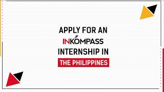 Apply for INKOMPASS a paid internship in Philippines [upl. by Ciccia]