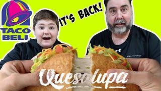 THE NEW Taco Bell Quesalupa 2021 Review [upl. by Nayve]