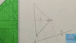 40 Construccion de un triangulo recto a partir de su centro geometriadescritiva [upl. by Anayek]