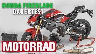 Dauertest 50000 km mit der Honda Fireblade SC 77 [upl. by Ahsenom]