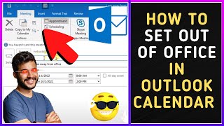 How To Set Out Of Office in Outlook Calendar [upl. by Bobette]