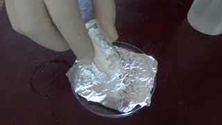 Reaction of Aluminum with Water and Sodium Hydroxide [upl. by Rabka143]