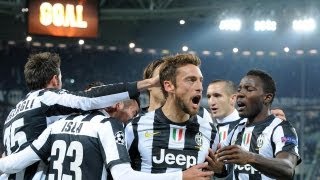 Champions League 201213 Every Juventus group stage goal [upl. by Wilonah444]