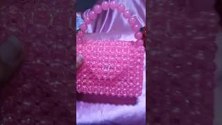 New design pearl bag☺️💖😍 diy aditicrafter craftergirl viralvideo youtubeshorts viralshorts [upl. by Eitac]