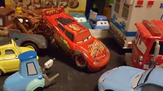 DISNEY PIXAR CARS PISTON CUP RACERS COMPLETE SET LIGHTNING MCQUEEN CHICK HICKS [upl. by Aneem]