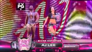 AJ Lee Walks Like Rihanna [upl. by Mishaan]