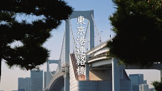 Rainbow Bridge  Tokyo  東京港連絡橋  8K [upl. by Catlee]