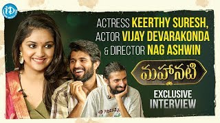 Mahanati Keerthy Suresh amp Nag Ashwin Interviewed by Vijay Devarakonda  Talking Movies With iDream [upl. by Kolk]