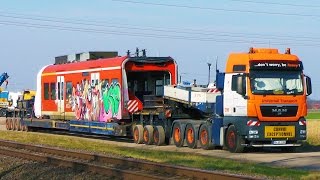 Bergung und Schwertransport eines Zuges [upl. by Rufus]