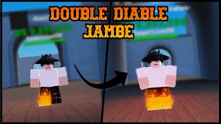 HOW TO GET DOUBLE DIABLE JAMBE A One Piece Game [upl. by Yadrahc]