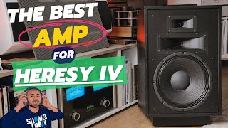 Chasing the best amplifier for Klipsch Heresy IV Review [upl. by Elletnuahs486]