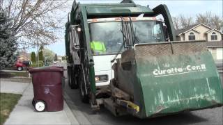 Waste Management Garbage Collection  March 29 2013 [upl. by Rosemari295]