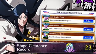 NEW Limit Breaker Quest Order Completion UNOHANA IS INSANE  Bleach Brave Souls [upl. by Schwejda]