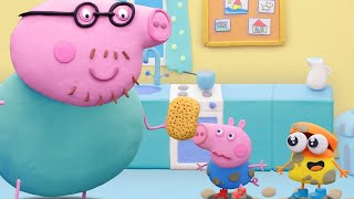 Peppa Pig Official Channel  Fun Play with Peppa and Dohdoh  PlayDoh Show Stop Motion [upl. by Yellat817]