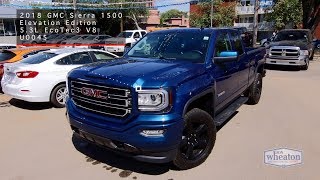 2018 GMC Sierra 1500 ELEVATION EDITION  Walkaround [upl. by Akenot]