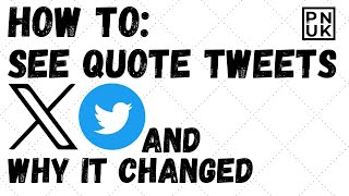 How To See XTwitter Quote RepostsRetweets  Now Its Changed Quick Tip [upl. by Sallad]