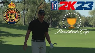 PGA Tour 2K23 Royal Montreal Golf Club 2024 Presidents Cup [upl. by Nos]