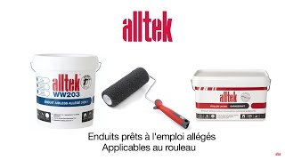 Les enduits allégés Alltek applicables au rouleau [upl. by Norrehs]