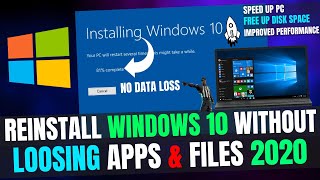 How to Reinstall Windows 1011 Without Losing Data  Reset Windows 10 2024 [upl. by Gabi]