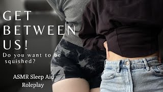 ASMR Roleplay  Squished between your cute friends on a road trip  Sleep Aid  Collab wAudioEve [upl. by Arinay]