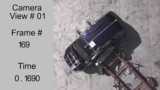 Crash Test 2007  20 Hyundai Veracruz Side Impact NHTSA [upl. by Leitnahs]