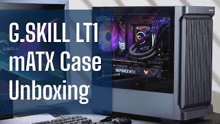 GSKILL LT1 mATX PC Case Unboxing and Overview 70 Budget Case [upl. by Shewchuk]