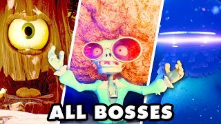 Plants vs Zombies Battle for Neighborville  All Bosses Gameplay [upl. by Aiuqenehs]