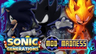 Sonic Generations PC  DARK SONIC amp SPACE PORT 4K 60FPS Mod Madness [upl. by Noiraa749]