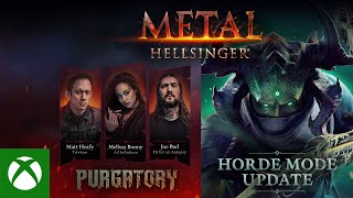 Metal Hellsinger  Purgatory DLC and Free Horde Mode Trailer [upl. by Anigue72]