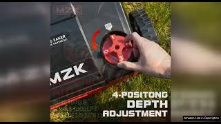 MZK 2in1 Electric Dethatcher and Scarifier wRemoveable 8Gallon Collection Bag Review [upl. by Mendes148]