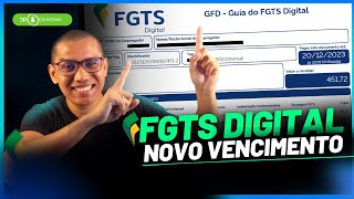 FGTS DIGITAL  NOVO VENCIMENTO DA GUIA MENSAL NO AMBIENTE DE TESTES [upl. by Vitoria]