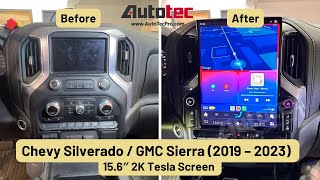 NEW Chevrolet Silverado  GMC Sierra 2019 – 2024 156″ 2K TouchScreen GPS amp Infotainment System [upl. by Kcirdnekel473]