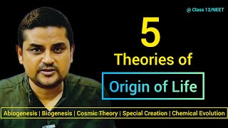 L2 Theories of Origin of Life  Evolution  Class 12NEET by Pashupati Sir [upl. by Learrsi]