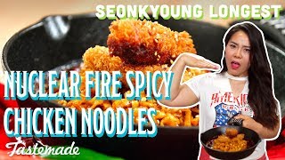 Nuclear Fire Spicy Chicken Noodles I Seonkyoung Longest [upl. by Doak]