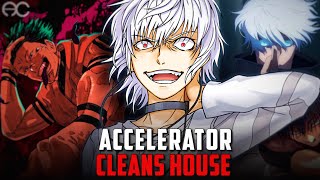 Accelerator Almost Solos Jujutsu Kaisen [upl. by Nnahgaem585]