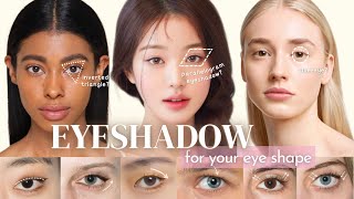 Beginners to Pro  EYESHADOW for Every EYE SHAPE  Best eye makeup for your eyes [upl. by Jepum]