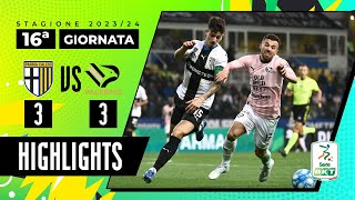 Parma vs Palermo 33  Partita pazzesca allo stadio Tardini  HIGHLIGHTS SERIE BKT 2023  2024 [upl. by Ehr]