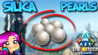 WHERE TO FIND SILICA PEARLS  THE CENTER  Ark Survival Ascended [upl. by Ellynad]