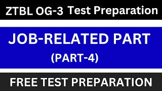 ztbl og 3 test preparation Job Related Part  ztbl og 3 test guidancetips [upl. by Alegnatal633]