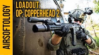 Jonathans Operation Copperhead 25 Loadout  Airsoftology Loadout [upl. by Ardnoek]