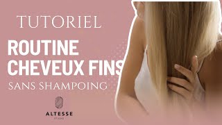 Découvre notre routine de brossage pour cheveux fins sans shampoing avec nos brosses Altesse Studio✨ [upl. by Carmon]