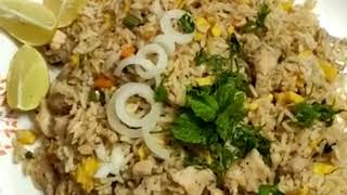 Chicken 🐔 egg 🥚 fried ricerestaurant styleIndochinese recipe [upl. by Evander]