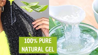 How To Make Pure Aloe Vera Gel amp Store it For Months With No Preservatives  DIY [upl. by Githens]