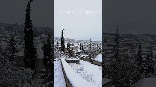 Αμφικλεια παρνασσος skiresort travel greece mountainparnassus snowvillage winters hellas [upl. by Balkin]