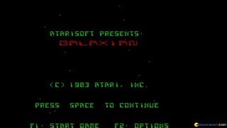 Galaxian gameplay PC Game 1983 [upl. by Lenod]