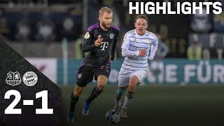 Second round setback  1 FC Saarbrücken vs FC Bayern 21  DFB Pokal Highlights [upl. by Naitsirhc]