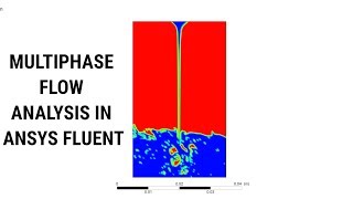 ANSYS Fluent Tutorial Eulerian Multiphase Flow Analysis  Water Filling in Container CFD Analysis [upl. by Ahsirk]