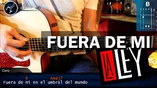 Cómo tocar quotFuera de Miquot de La Ley en Guitarra Acústica HD Tutorial  Christianvib [upl. by Airotna]