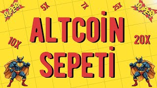 Altcoin Sepet 20242025  Detaylı anlatım  Coinler ve Projeleri [upl. by Yk]